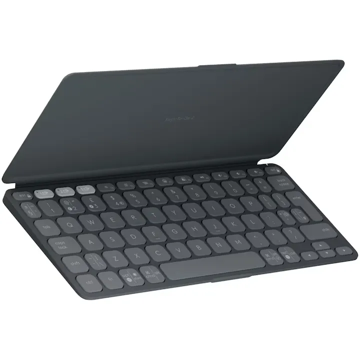 Tastatura Wireless Portabila Logitech Keys-To-Go 2, BT, Multidevice, MultiOS, Graphite