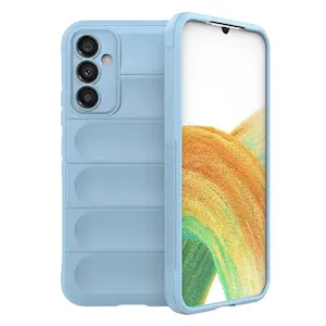 Husa pentru Samsung A55, Joyshell Magic Symphony, Antisoc, Cu Interior Microfibra, TPU, Bleu