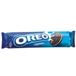 Biscuiti cu cacao si crema cu aroma de vanilie Oreo Original, 154