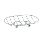 Savoniera Auchan Essential, din metal cu gratar, 12 x 8cm