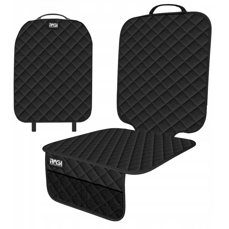 Husa Auto Universala Protectie Integrala Scaun Masina Negru Antiderapanta Buzunare Accesorii Montare Usoara Curatare Rapida Durabila Rezistenta Uzura Familie Copii Animale Transport Obiecte Mici Murdarie
