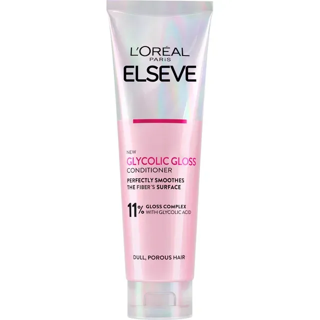 Balsam de par L'Oreal Paris Elseve 11% Acid Glycolic Gloss pentru stralucirea parului, 150 ml