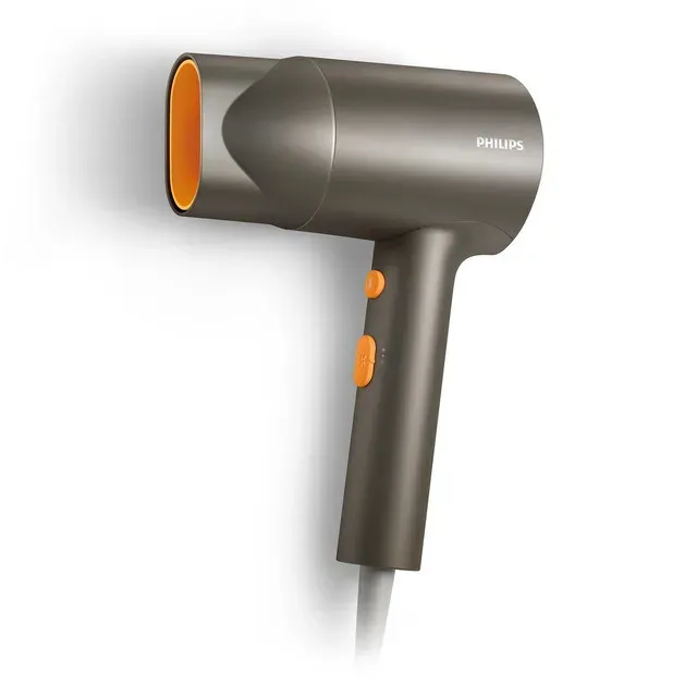 Uscator de par Philips BHD321/00, 1600W, 2 trepte de caldura/viteza, gri