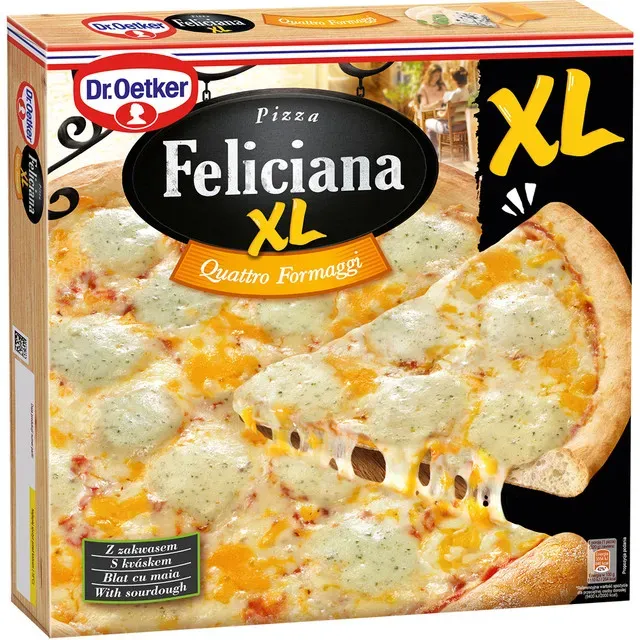 Pizza Quattro Formaggi Dr. Oetker Feliciana XL, 445 g