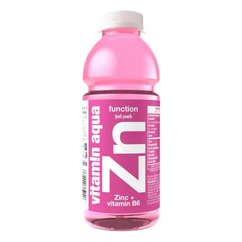 Apa aromatizata Vitamin Aqua Zn, 0.6 l
