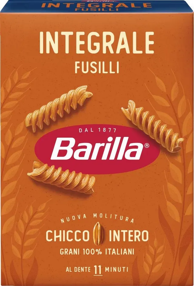 Paste Fusilli Integrali Barilla, 500g