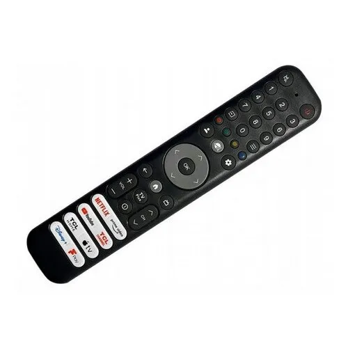 Telecomanda universala CARDSPLITTER pentru TCL Smart TV, compatibila Netflix, YouTube, Disney+, Prime Video, neagra