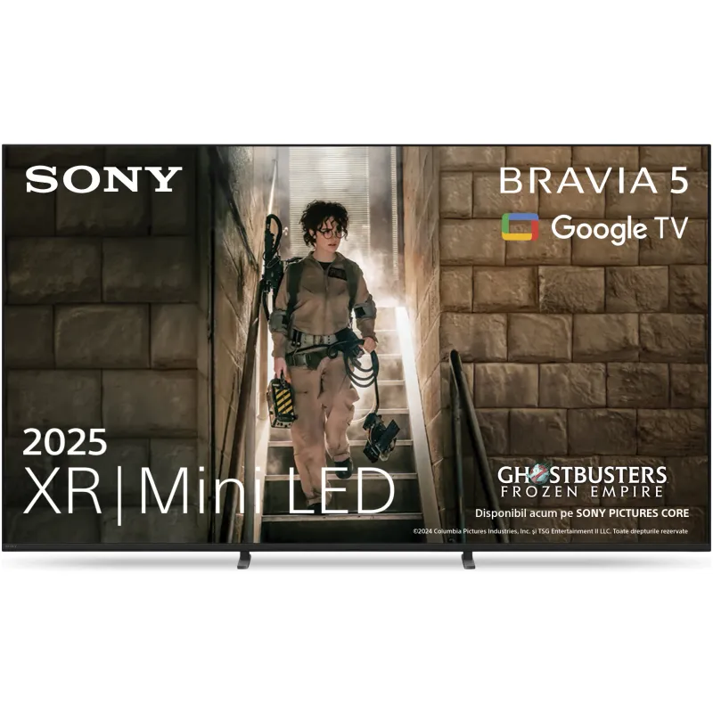 Sony BRAVIA 5 XR l Mini LED 55XR55, 139 cm, Smart Google TV, 4K Ultra HD, 100 Hz, Clasa E (Model 2025)