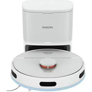 Aspirator robot PHILIPS Seria 2000 XU2100/25, 0.3l, 14.4V, autonomie max 120 min, Wi-Fi, functie mop, alb