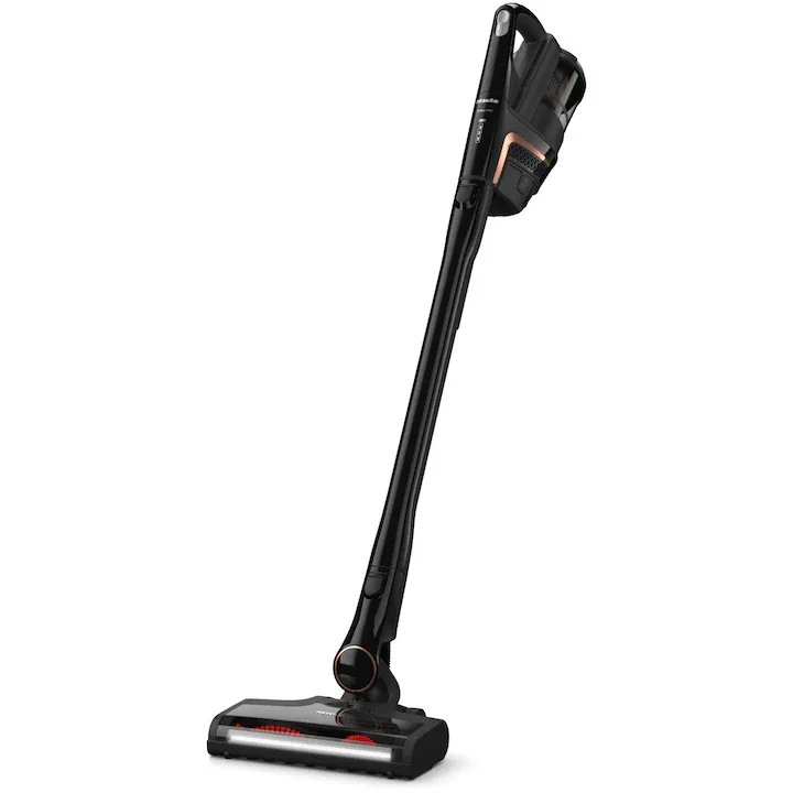 Aspirator vertical Miele Triflex HX2 Cat&Dog, 3 in 1, 25,2 V, 272 W, 0,5 l, autonomie 60 min, filtru HEPA, perie electrica iluminare, negru