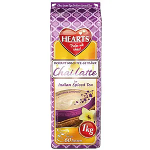 Cappuccino Chai Latte Hearts, 1 kg