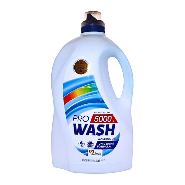 Detergent de rufe lichid Gel Universal Pro Wash 5L