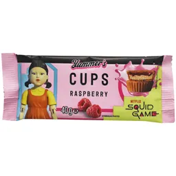 Cupe de ciocolata cu umplutura cu zmeura 40g