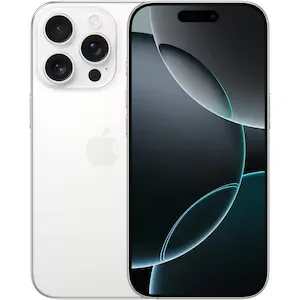 Apple iPhone 16 Pro, 128GB, 5G, White Titanium