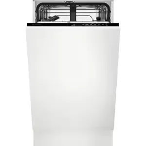 Masina de spalat vase incorporabila ELECTROLUX EEA12100L, 9 seturi, 5 programe, Clasa F, panou comanda negru