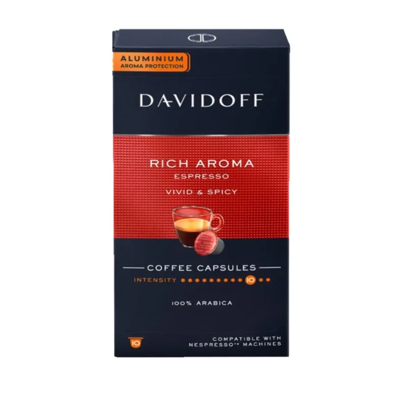 Capsule cafea Davidoff Cafe Rich Aroma Espresso, 10 capsule