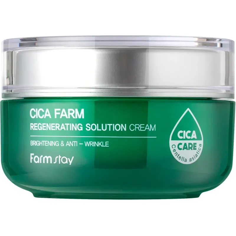 Crema regeneranta cu extract de centella asiatica Farmstay Cica Farm, 50 ml