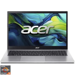 Laptop Acer 15.6 Aspire Go 15 AG15-42P, FHD IPS, Procesor AMD Ryzen™ 5 5625U (16M Cache, up to 4.30 GHz), 16GB DDR4, 512GB SSD, AMD Radeon, No OS, Pure Silver