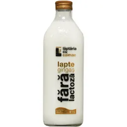 Lapte gingas fara lactoza, minim 3,8% grasime 1L