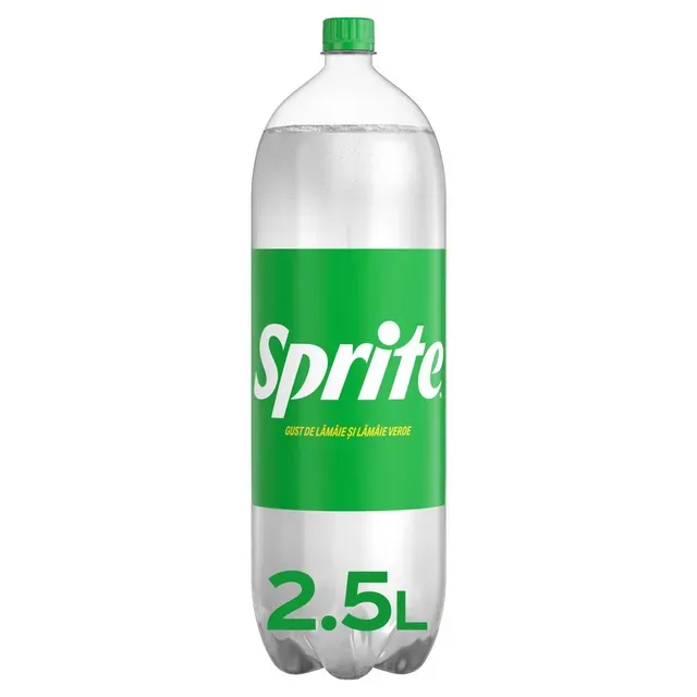 Bautura carbogazoasa cu aroma de lamaie si lamaie verde Sprite, 2.5 l