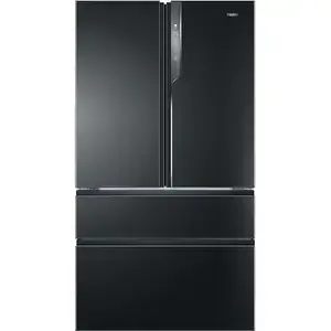 Side By Side HAIER HB26FSNAAA, No Frost, 750 l, H 190 cm, Clasa E, negru