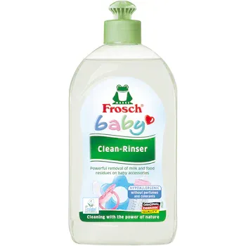 Detergent curatare vesela, biberoane, suzete, jucarii bebelusi Frosch Eco Baby, 0.5 l