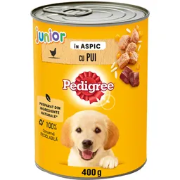 Hrana umeda cu pui, pentru caini Junior 400g