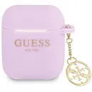 Husa de protectie Guess 4G Charm pentru Airpods 1/2, GUA2LSC4EU, Mov