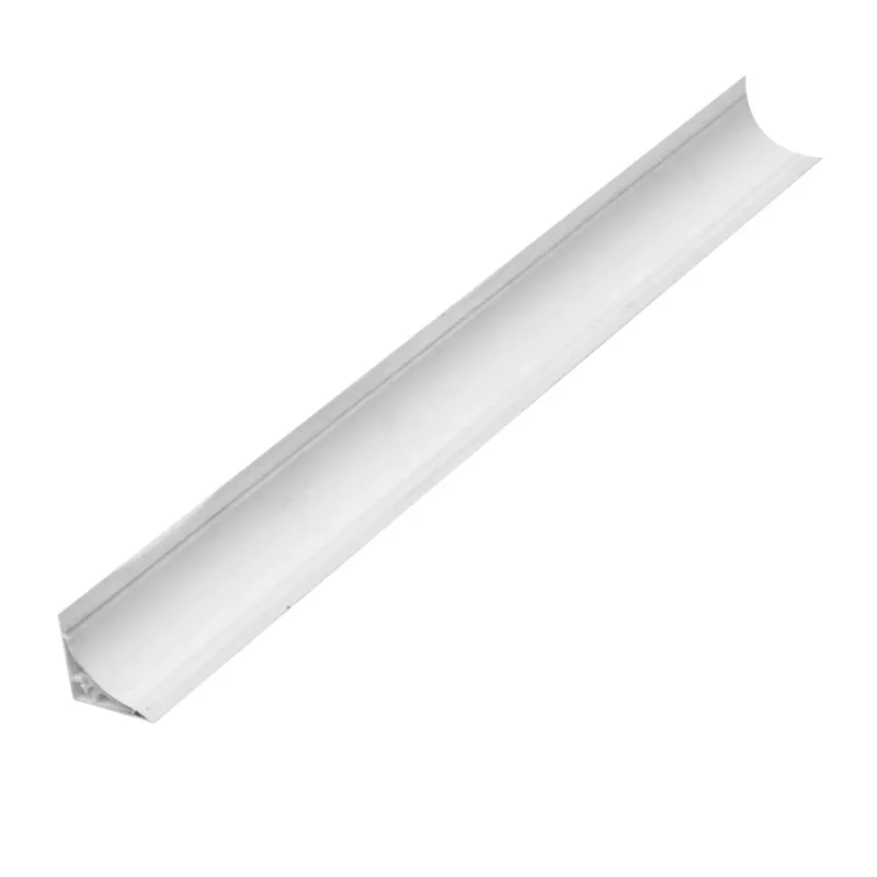 Profil PVC pentru cada HRD 066970, alb, 3 cm, 2.5 m