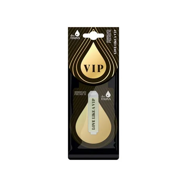 Odorizant pentru masina DeoMaxx VIP, Love Like A Vip, 1 bucata