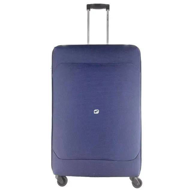 Troler Airport Soft Easy Sky, 48 x 75 x 24 cm, marime L, culoare albastru