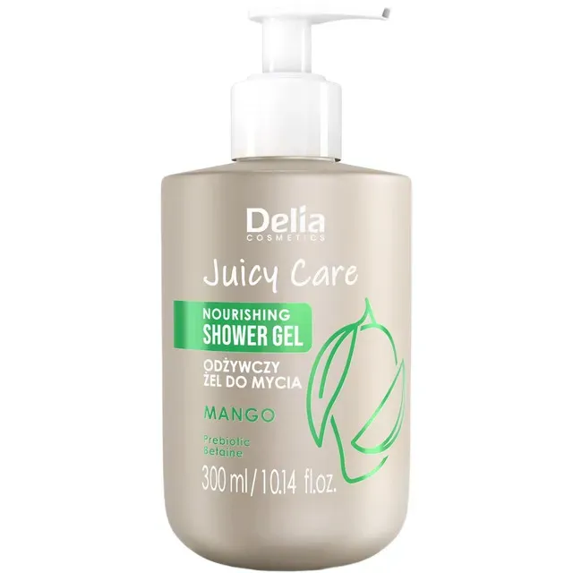 Gel de dus nutritiv cu aroma de mango Delia Cosmetics Juicy Care, 300 ml