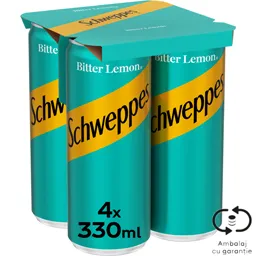 Apa tonica bitter lemon 4x330ml