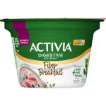 Iaurt mic dejun cu fibre, fructe rosii si cereale Activia, 170 g