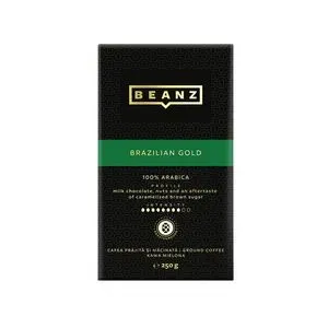Cafea macinata Beanz Brazilian Gold, 250 g