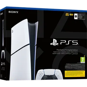 Consola PlayStation 5 Slim Digital Edition (PS5) 1TB, D-Chassis, White