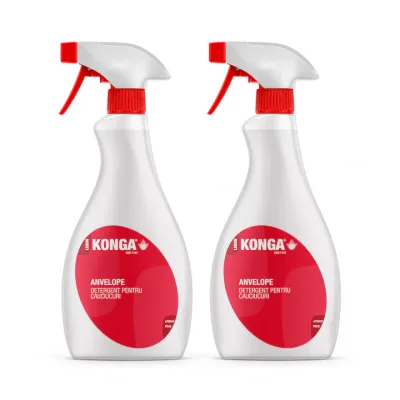 Set - 2 x Solutie intretinere anvelope luciu intens, 750ml cu pulverizator, Detailing Auto, Uz Profesional