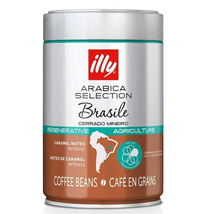 Cafea boabe, illy Arabica Selection Brazilia, 250 g
