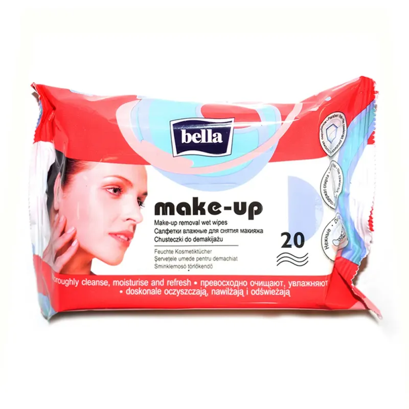 Servetele umede demachiante Bella, 20 bucati